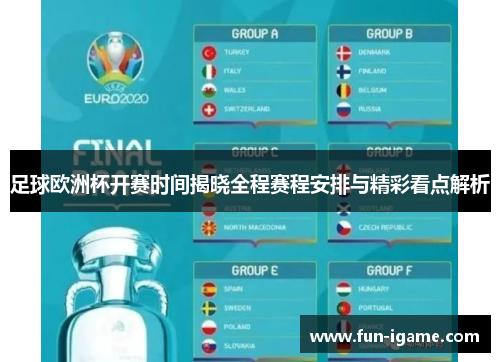 足球欧洲杯开赛时间揭晓全程赛程安排与精彩看点解析